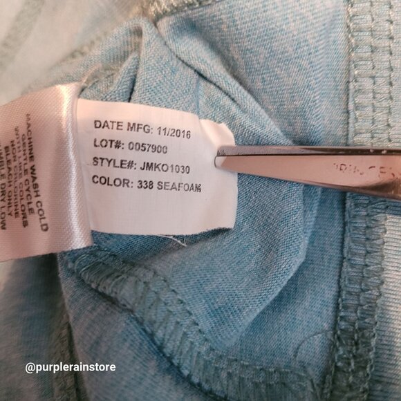 Johnnie O Prepformance 1/2 Zip Shirts Seafoam Stretch Outdoor Activewear Gorpcor - Picture 5 of 11